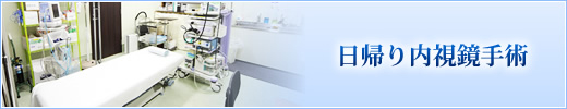 日帰り内視鏡手術